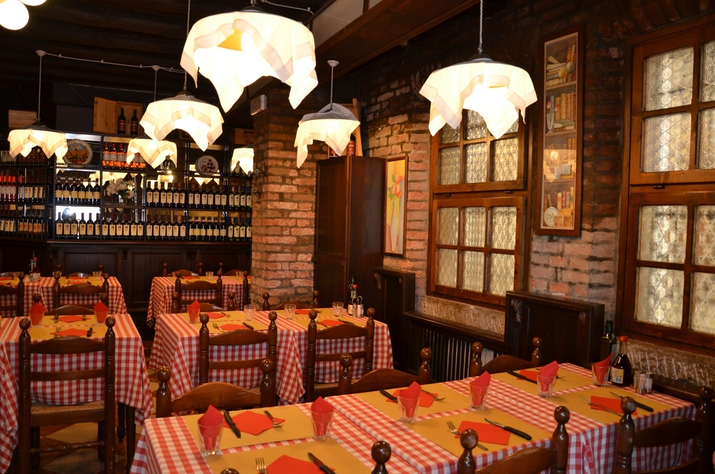 The dining room